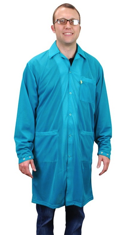 Frock, ESD, Statshield w/ Snap Cuffs Desco